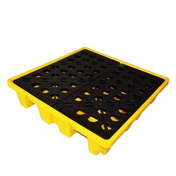 Pallet di contenimento di fuoriuscite da 4 fusti