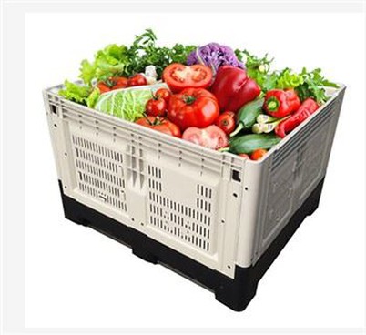 Contenitore per pallet pieghevole in plastica