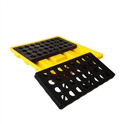 Pallet in plastica per fuoriuscite di olio