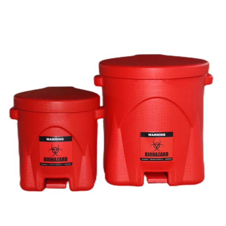 Biohazard Step-On Waste Cans  Factory